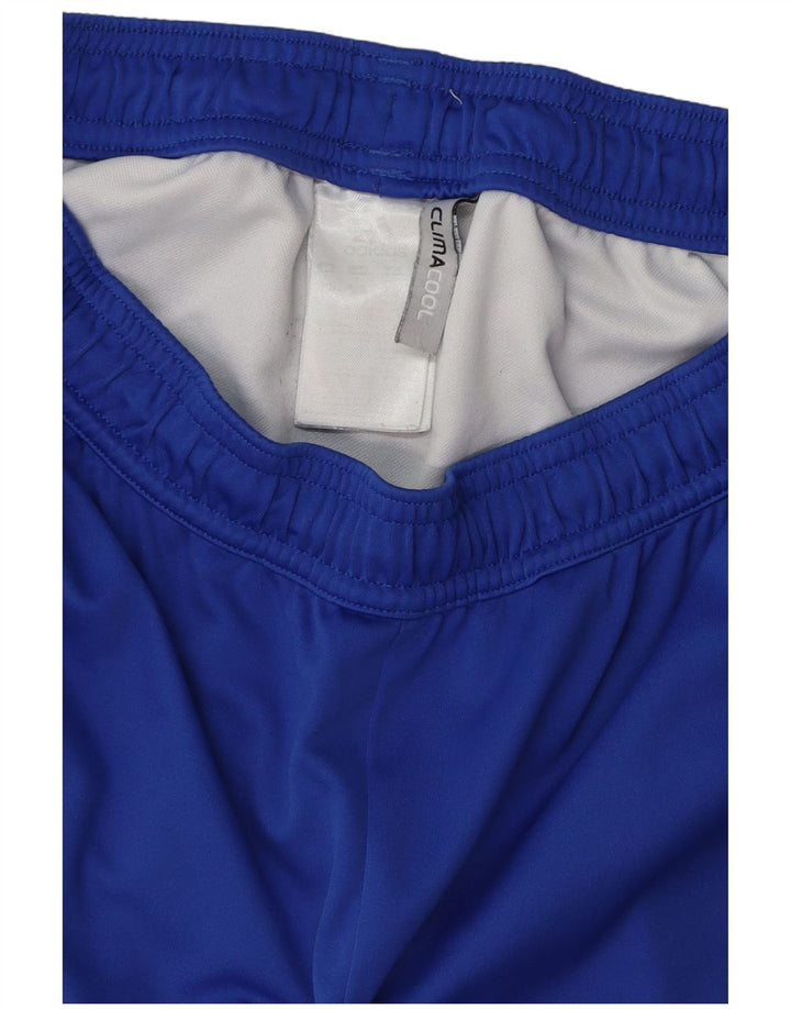 ADIDAS Short de sport Climacool pour homme, petit, bleu, polyester