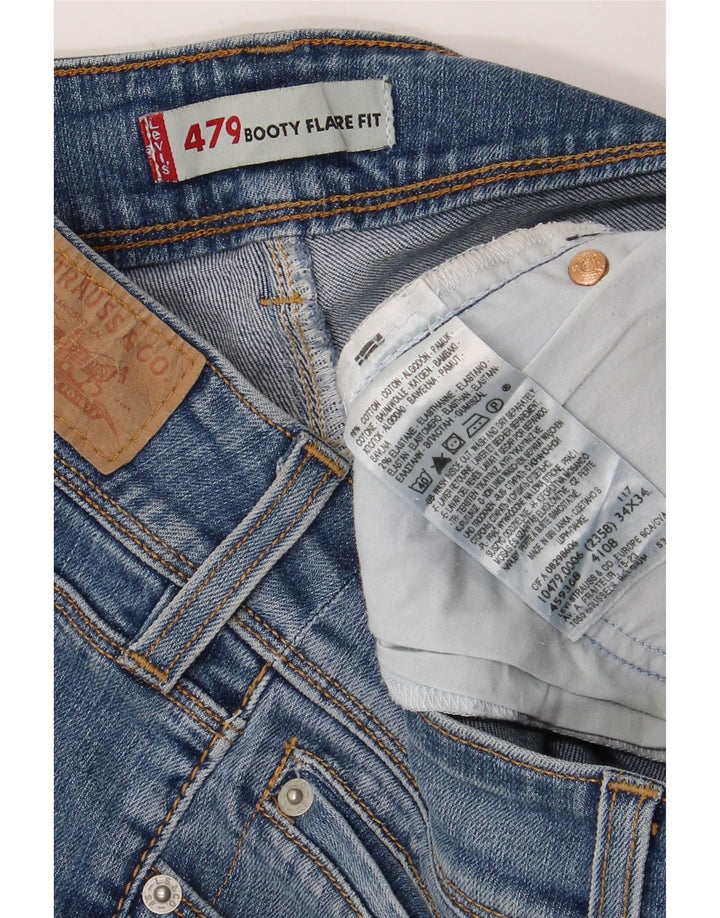LEVI'S Jean évasé bootcut 479 femme W34 L30 coton bleu