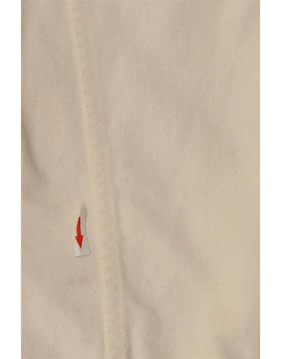 veste en denim femme vintage UK 20 2XL Off White Cotton