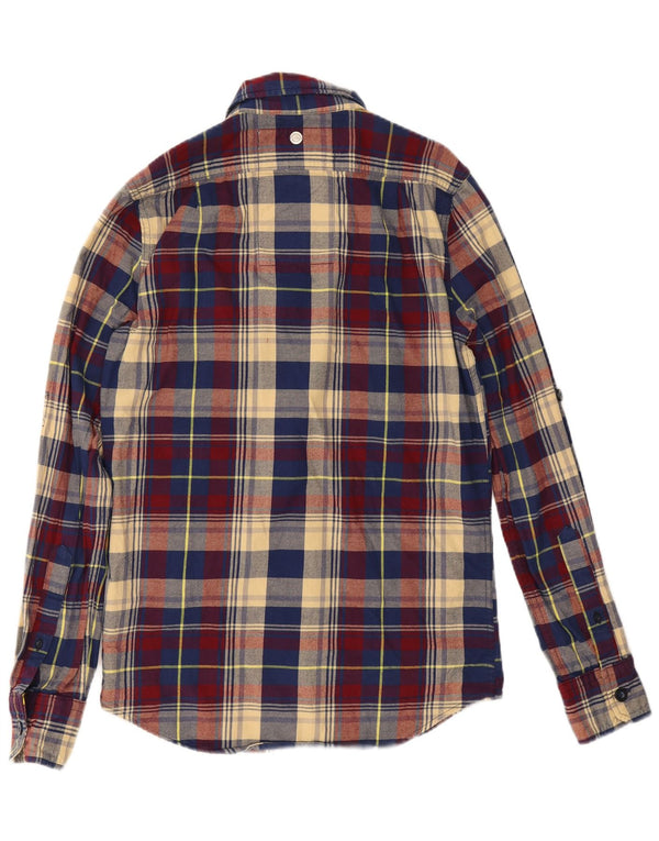 Superdry Chemise en flanelle à petits carreaux multicolores en coton