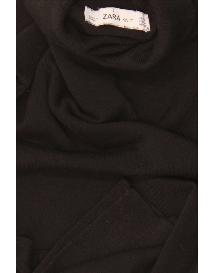 Zara Pull col roulé pour femme UK 12 Noir moyen