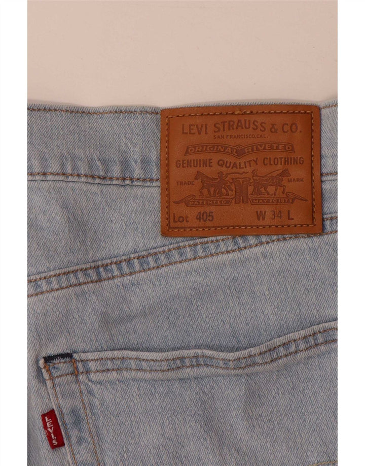 Levi's Short en Jean 405 W34 Homme Bleu Large Coton