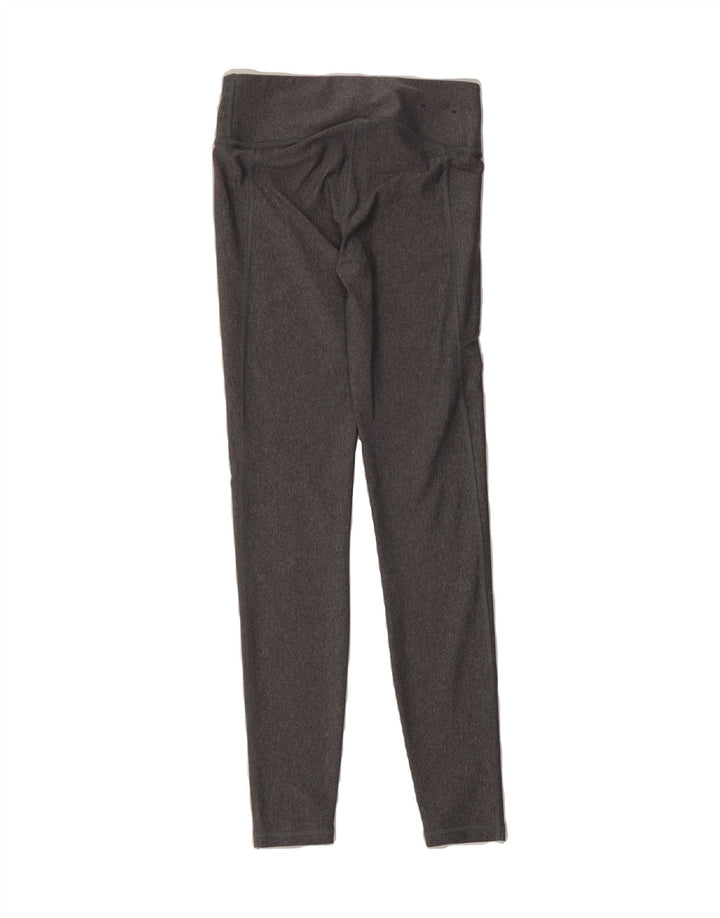 UNDER ARMOUR Womens Heat Gear Leggings UK 8 Small  Grey Vintage Under Armour and Second-Hand Under Armour from Messina Hembry 