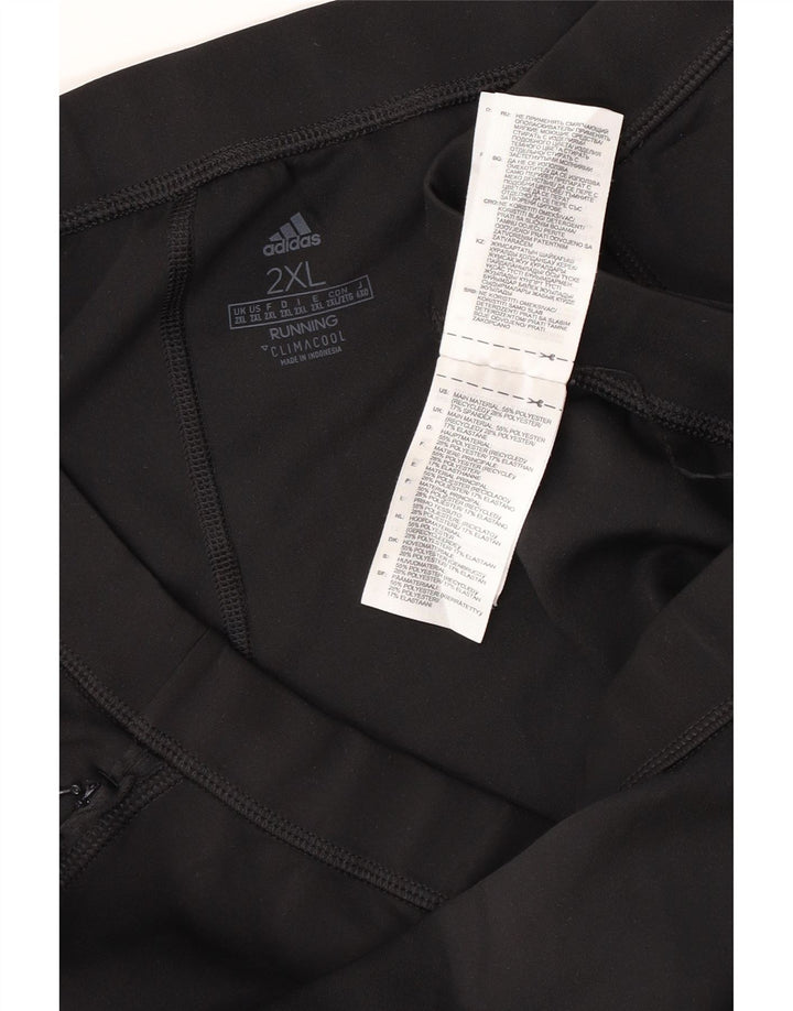 ADIDAS Pantalon de survêtement Climacool pour femme UK 20 2XL Noir Polyester