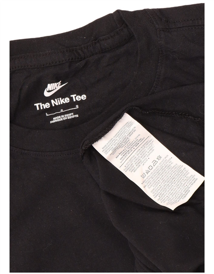 Nike T-Shirt Homme Grand Noir Coton