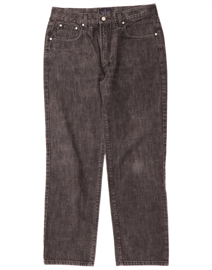 Trussardi Jean Droit W36 L32 Gris Coton Homme