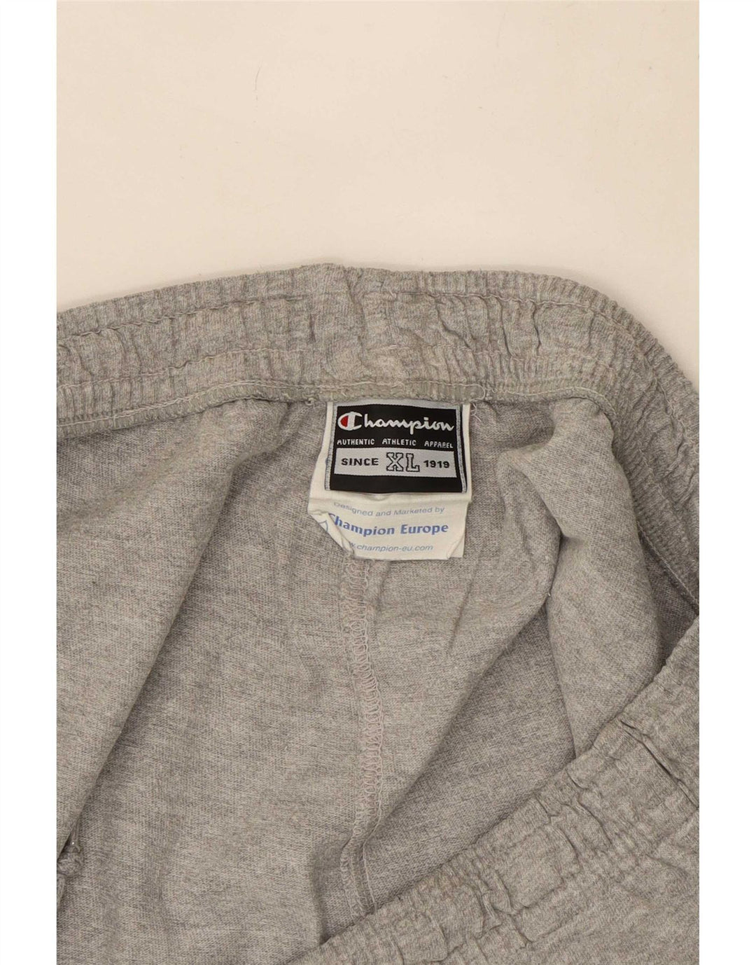 Champion Short de Sport Homme XL Gris Moucheté Coton