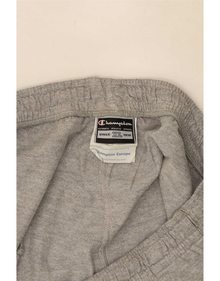 Champion Short de Sport Homme XL Gris Moucheté Coton