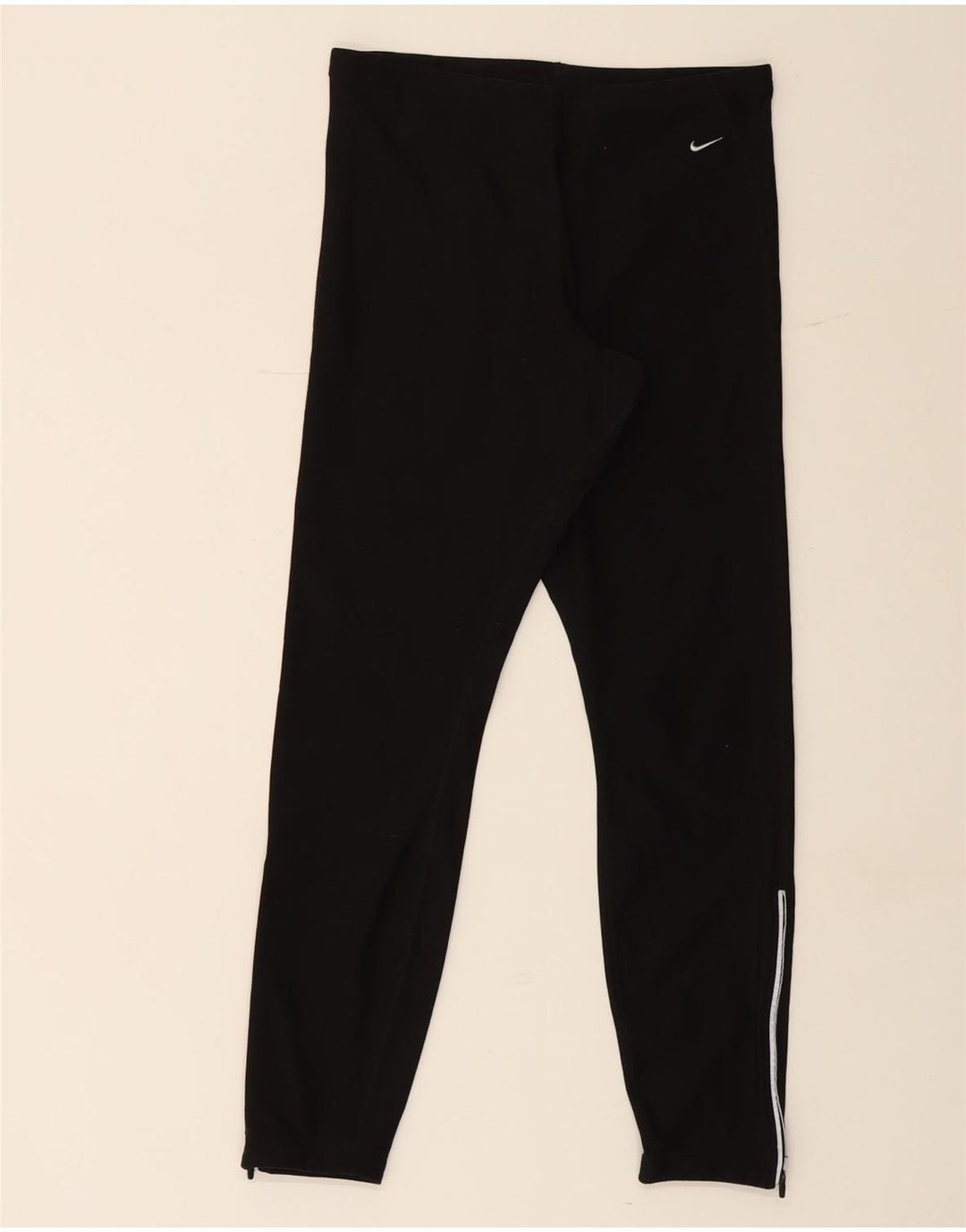 Nike Leggings Femme UK 14/16 Large Noir Polyester