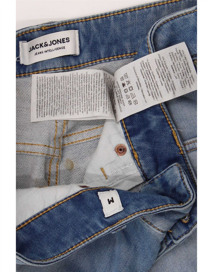 Jack & Jones Short en Jean Homme Medium W32 Bleu Coton