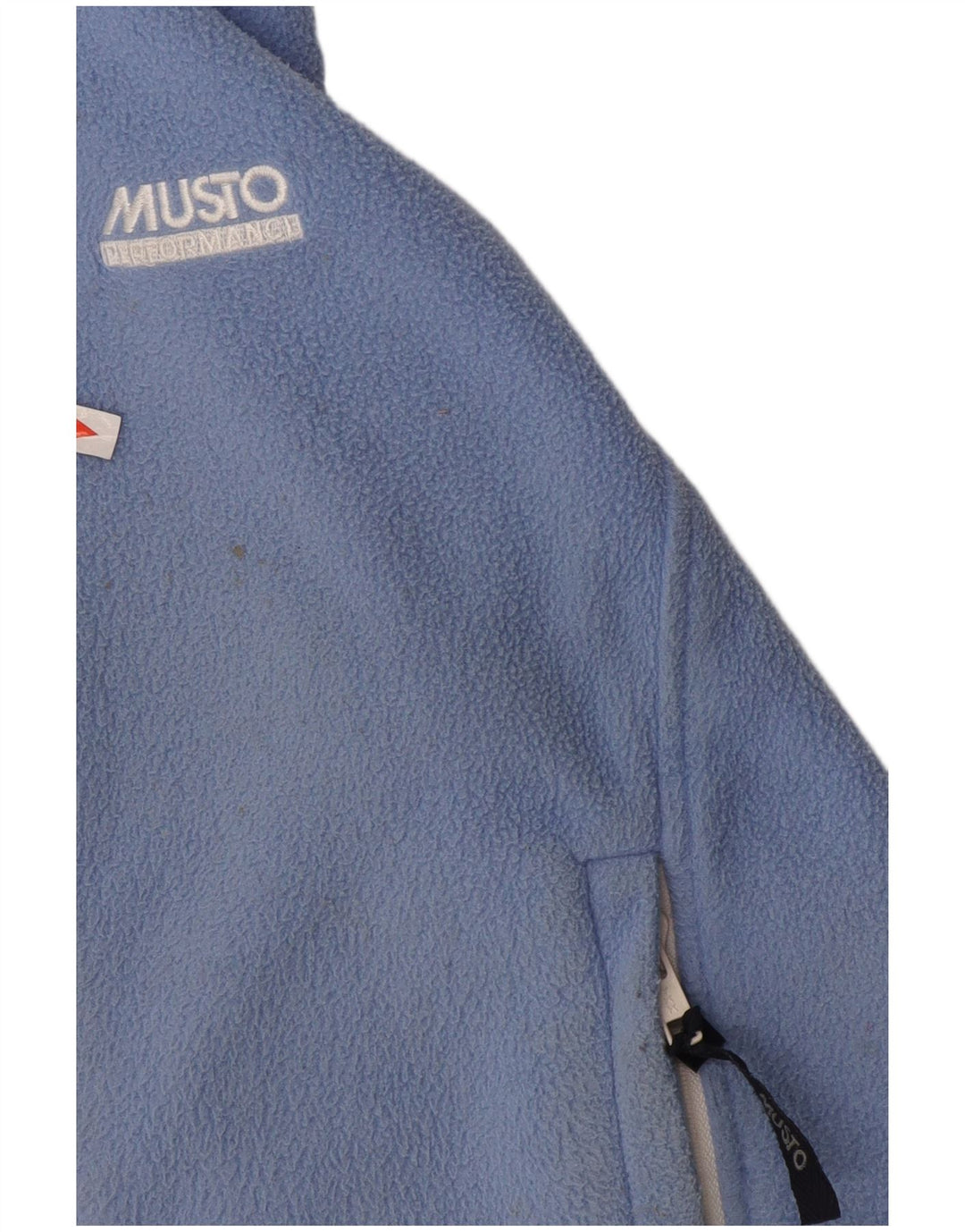Musto Gilet Polaire Garçon 11-12 ans Bleu Moyen Colorblock Polyester