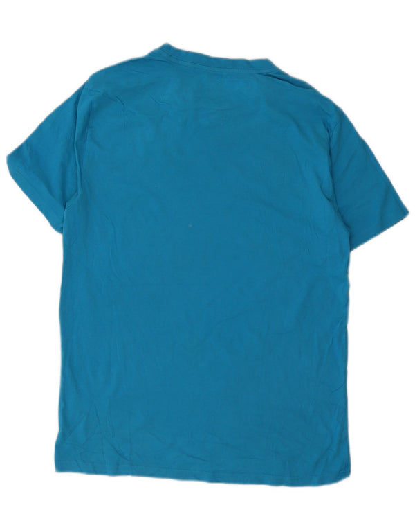 Hurley T-Shirt Graphique Homme Bleu Moyen Coton