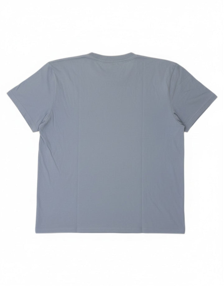 Champion T-Shirt Homme Top 2XL Bleu Coton