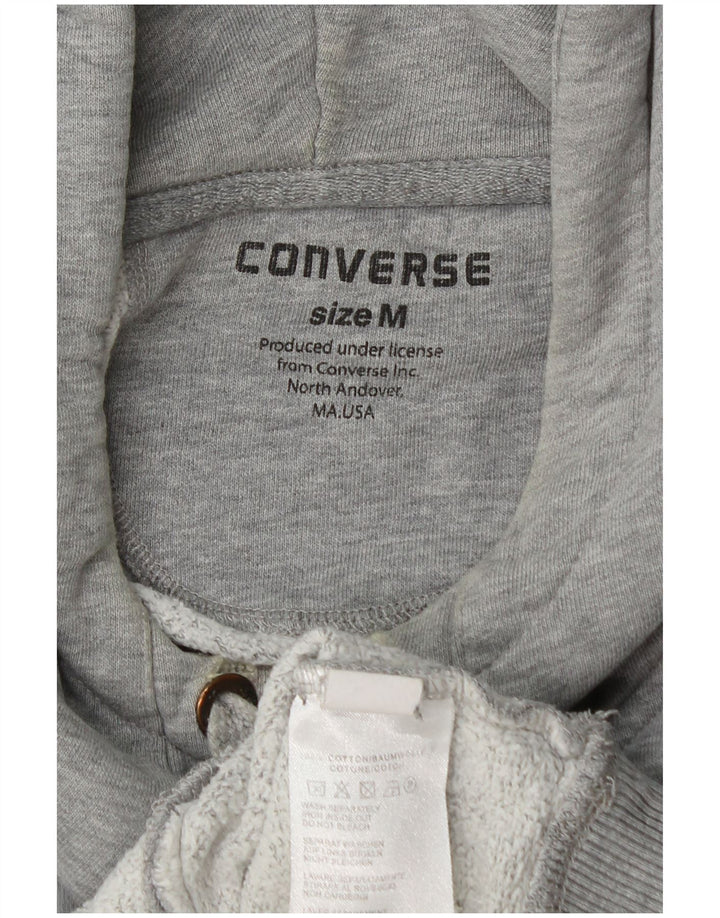 Converse Pull à Capuche Graphique Homme Gris Moyen Moucheté Coton
