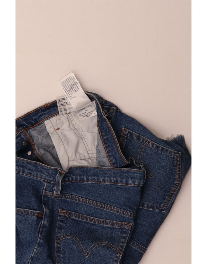Levi's Short en Jean 501 Femme W32 Large Bleu Coton