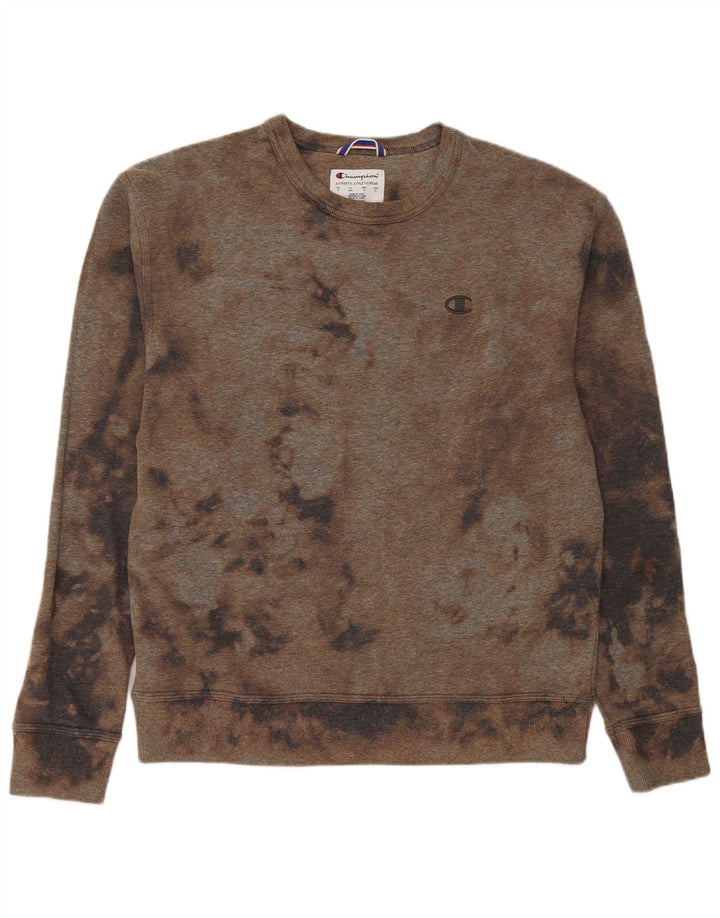 Champion Sweat-Shirt Homme Marron Moyen Tie Dye