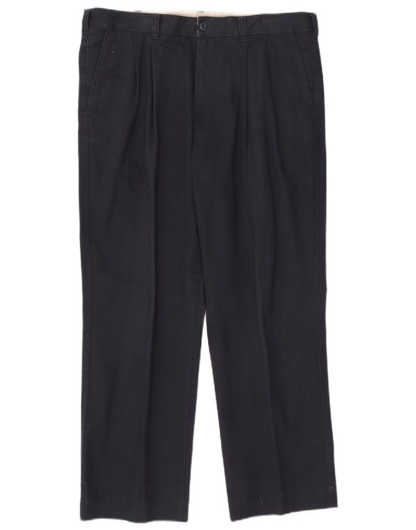 Marks & Spencer Pantalon Chino Bleu Harbour Pegged Homme W38 L31 Bleu Marine