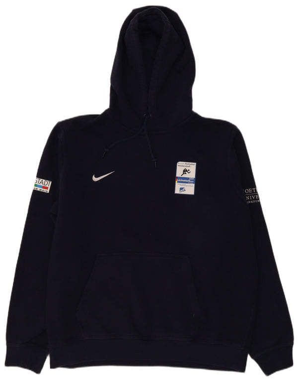 Nike Pull à capuche graphique pour homme XL en coton bleu marine