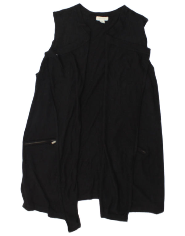 Marks & Spencer Pull cardigan long pour femme UK 14 Noir moyen