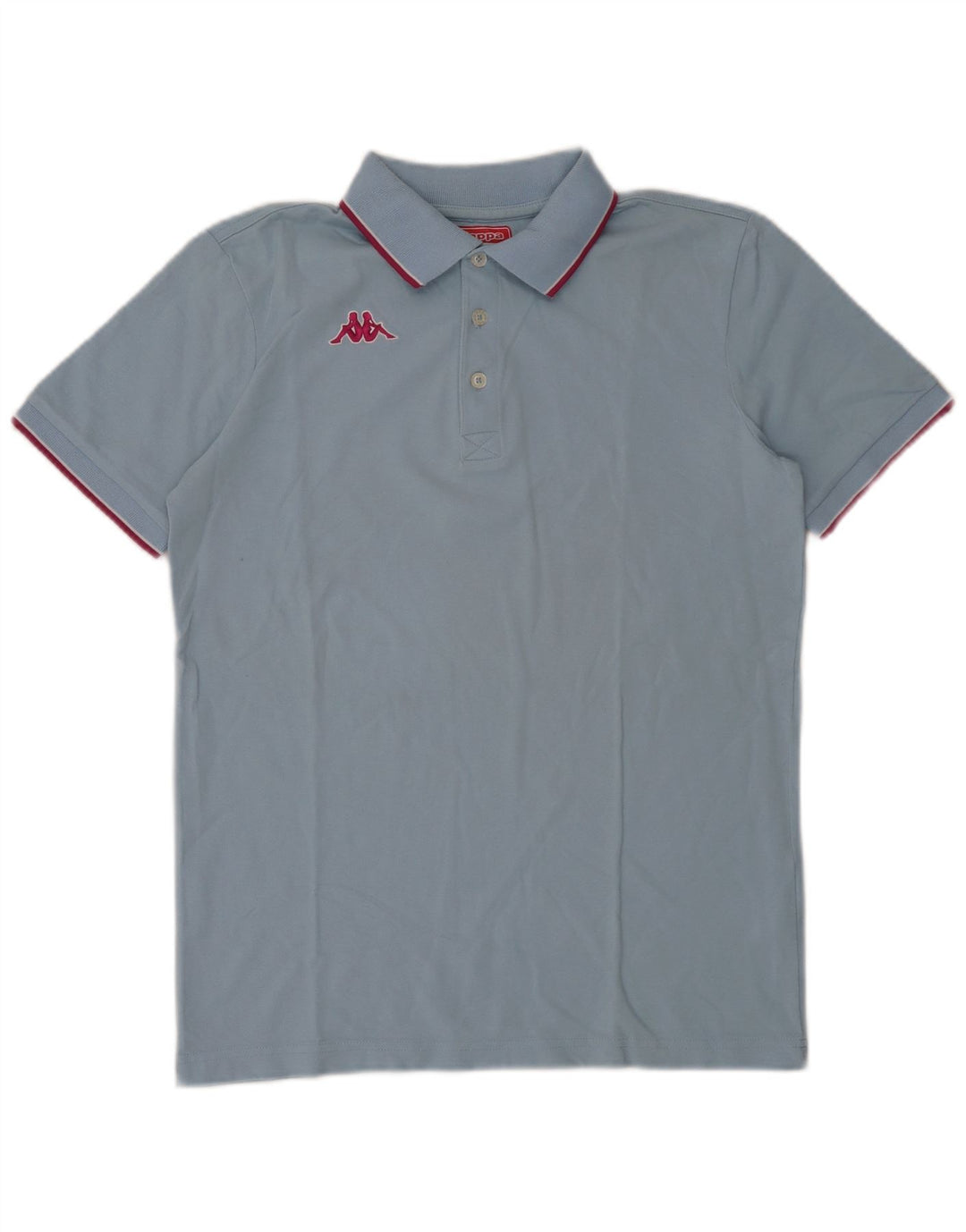 Kappa Polo Homme Bleu Moyen Rayé Coton