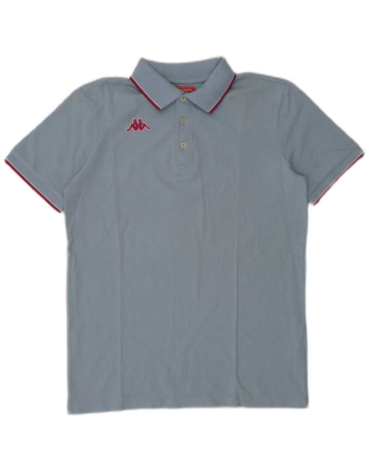 Kappa Polo Homme Bleu Moyen Rayé Coton