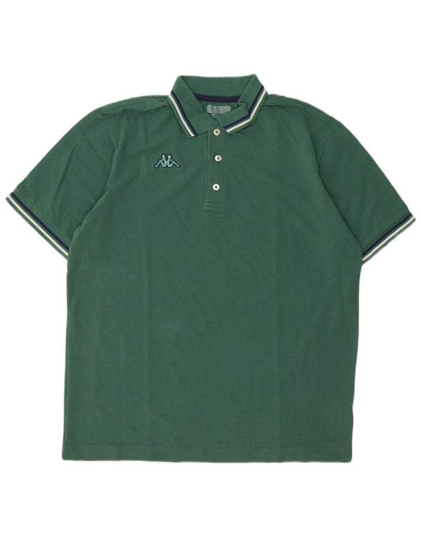 Kappa Polo Homme XL Vert Coton