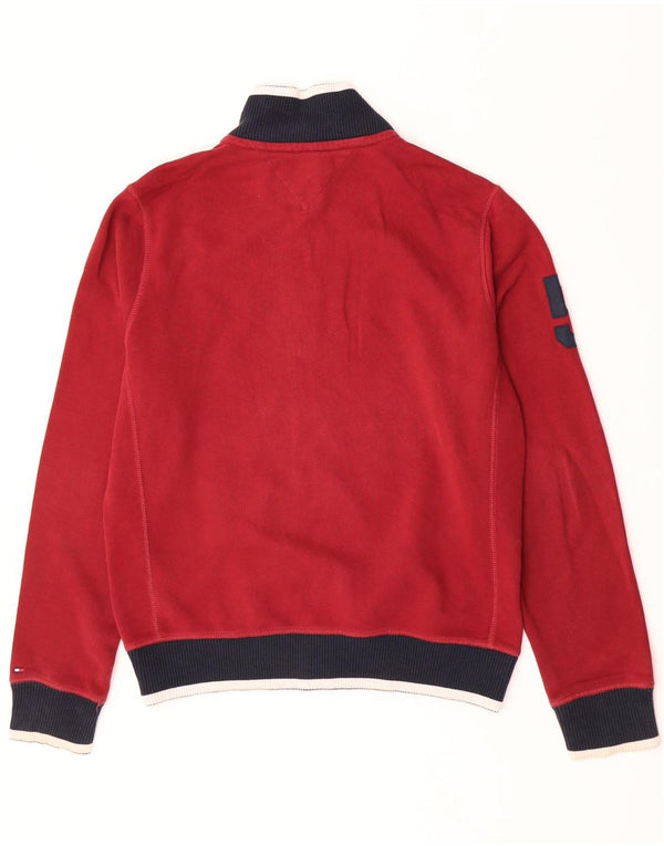 Tommy Hilfiger Veste de Survêtement Vintage Fit Homme Bordeaux Moyen
