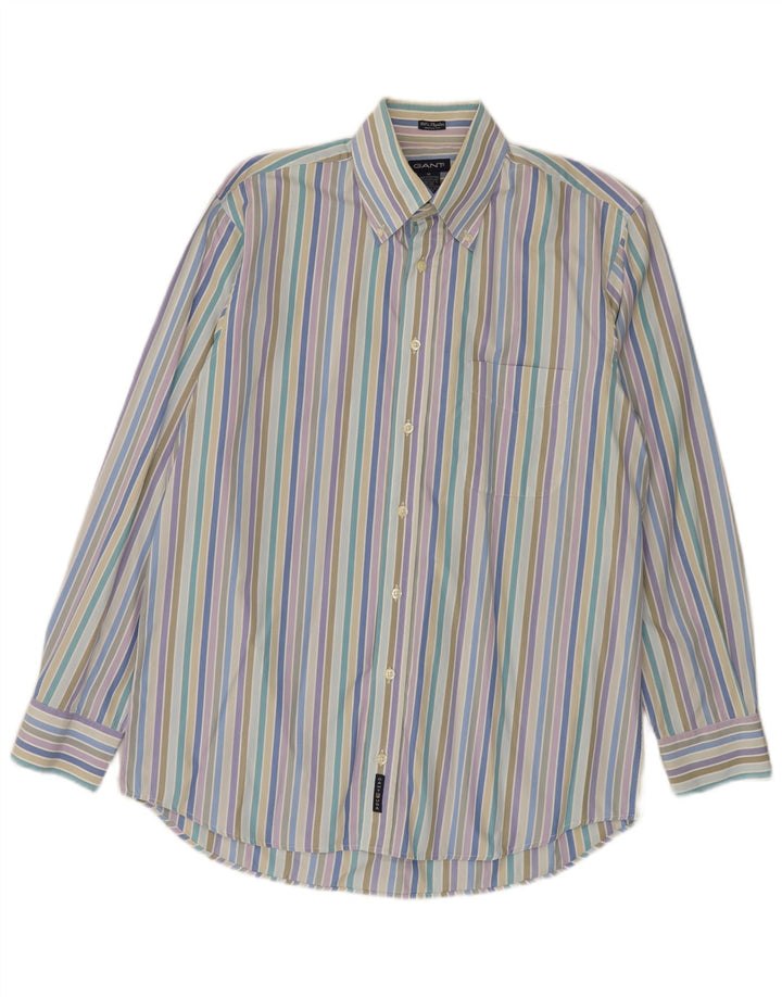 Gant Chemise Habillée En Coton Rayé Multicolore Moyen Homme