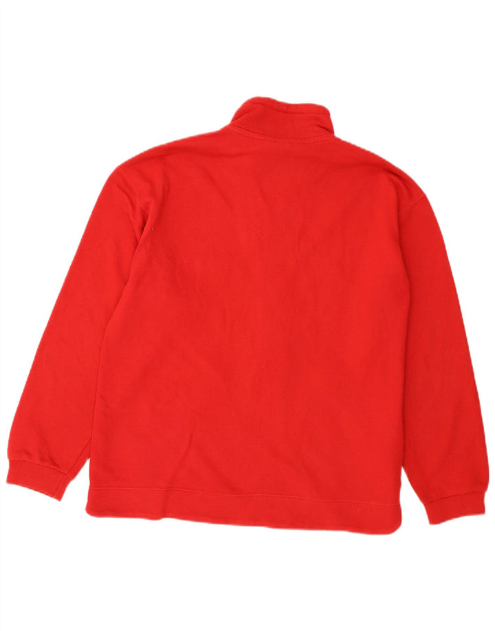 ASICS Veste de survêtement graphique pour hommes, petit coton rouge