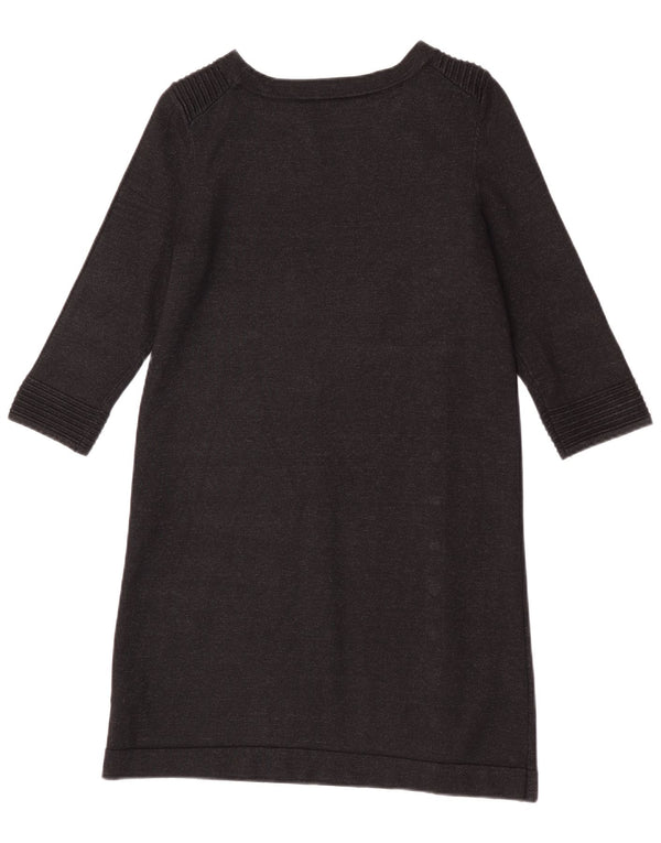 Phase Eight Robe pull à manches 3/4 pour femme UK 10 Small Noir Viscose