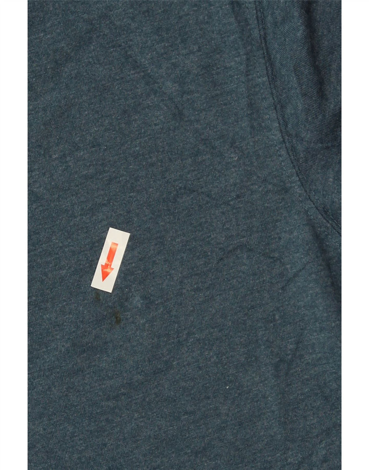 EDDIE BAUER T-Shirt Homme Top XL Bleu Coton