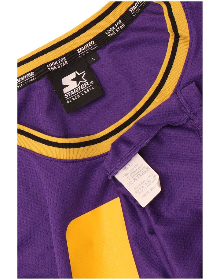 STARTER Débardeur Graphique Homme Grand Violet Colorblock Polyester