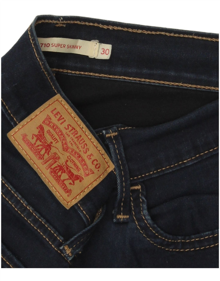 LEVI'S Jean Super Skinny 710 Femme W30 L28 Bleu Marine