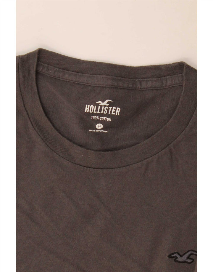 Hollister T-Shirt Homme Gris Moyen Coton