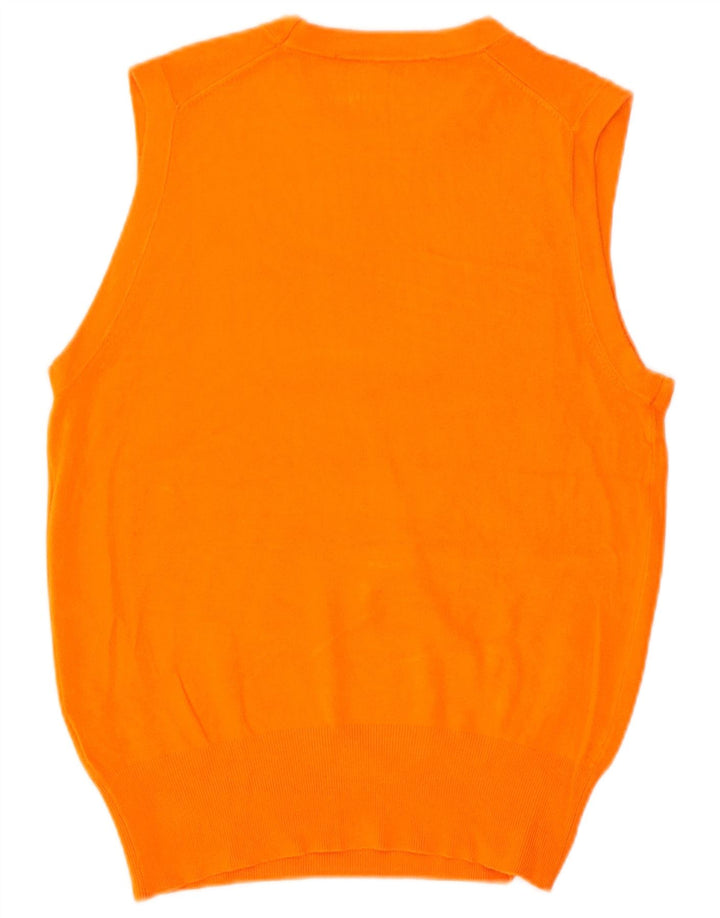 Zara Femme Débardeur UK 12 Viscose Orange Moyen