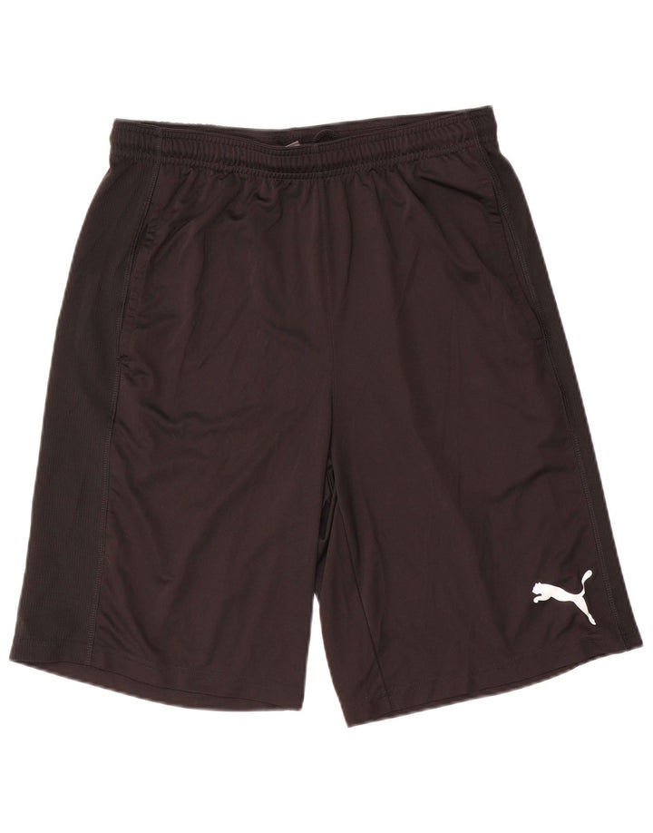 PUMA Short de sport pour hommes, grand, noir, polyester