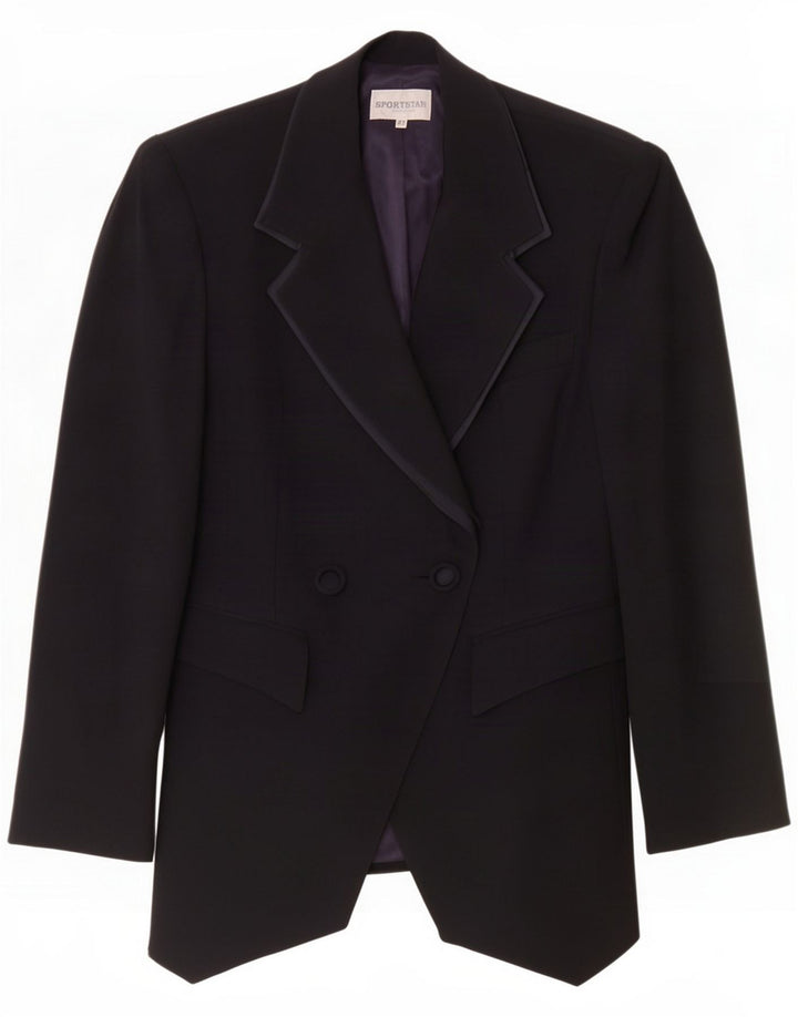 Sportstaff Veste blazer 1 bouton pour femme IT 42 Laine bleu marine moyen