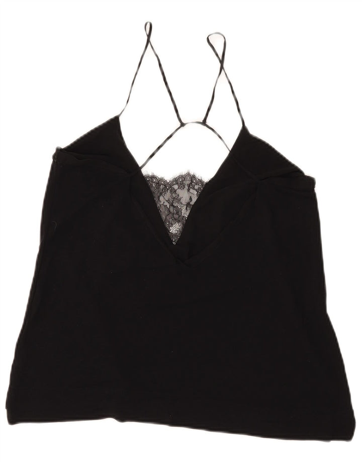Zara Haut dos nu pour femme UK 12 Medium Noir