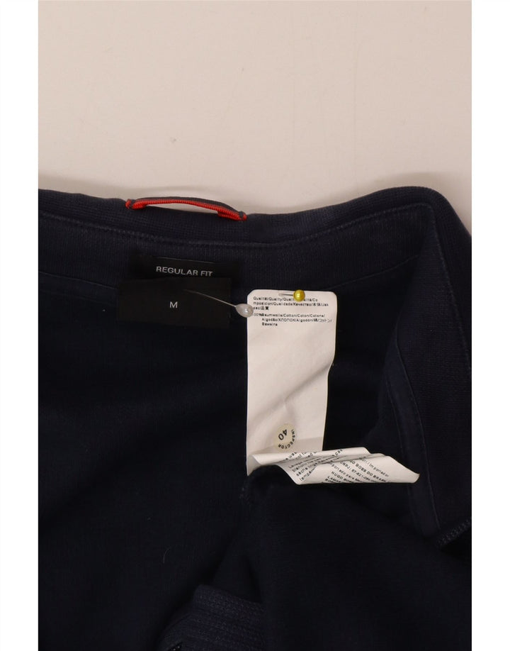 Hugo Boss Veste de survêtement coupe classique en coton bleu marine moyen