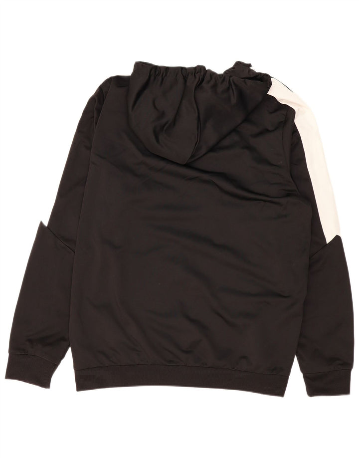 Puma Pull à capuche zippé XL Homme Noir Colorblock Polyester