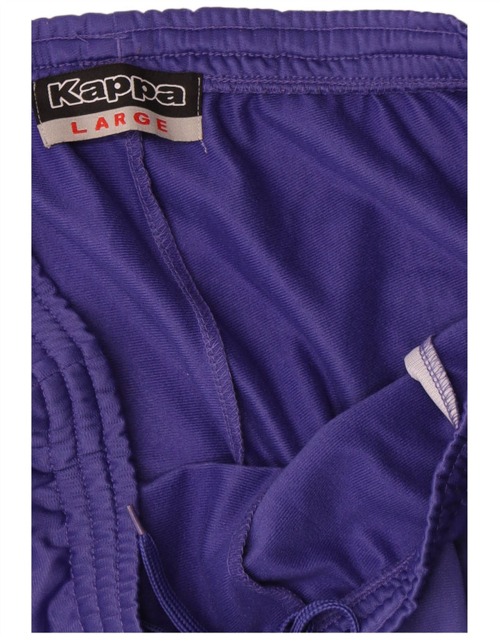 Kappa Pantalon de survêtement pour femme UK 14 Large Violet Polyester