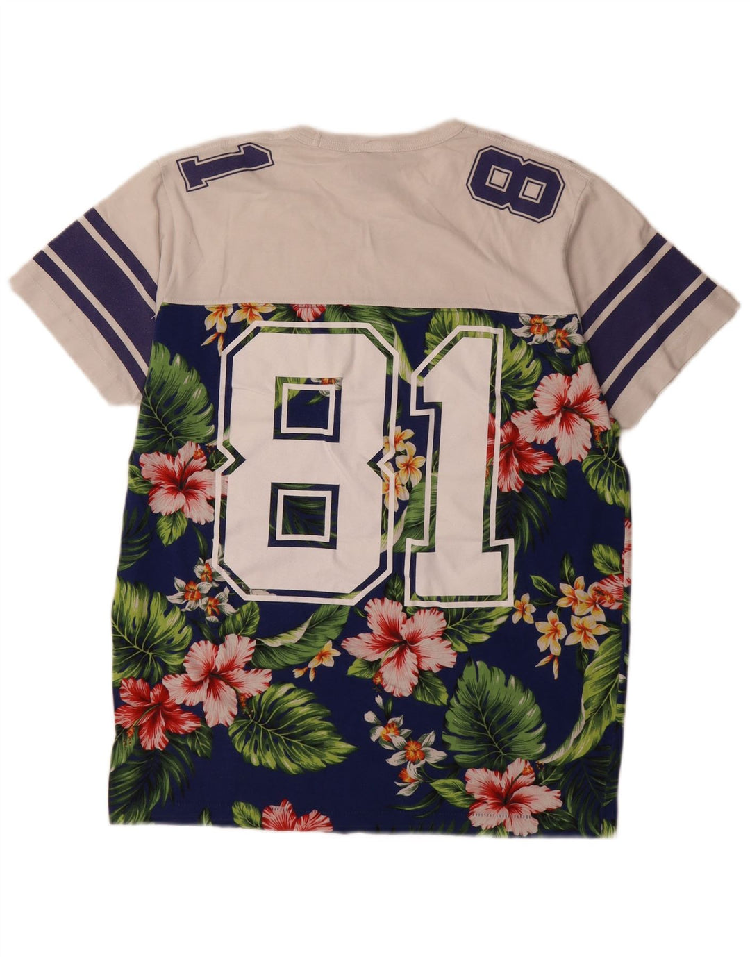 Franklin Marshall T-shirt graphique pour homme, grand motif floral multicolore