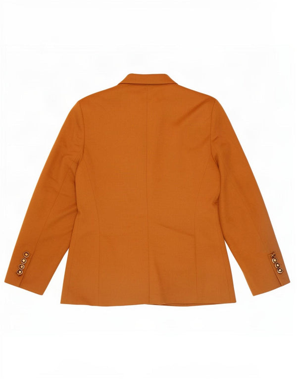 Escada Womens by Margaretha Ley Veste blazer à 5 boutons EU 38 Marron moyen