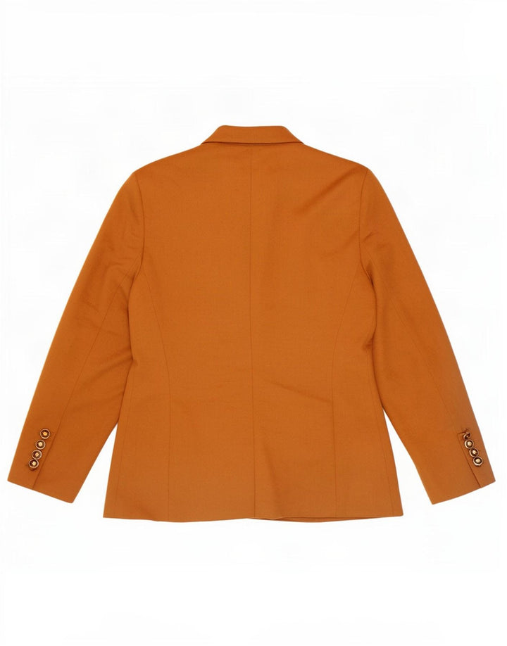 Escada Womens by Margaretha Ley Veste blazer à 5 boutons EU 38 Marron moyen