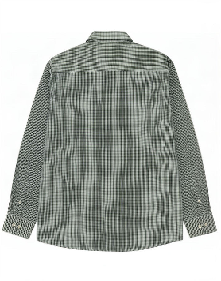 Pierre Cardin Chemise Regular Fit Homme XL Vert Vichy Polyester