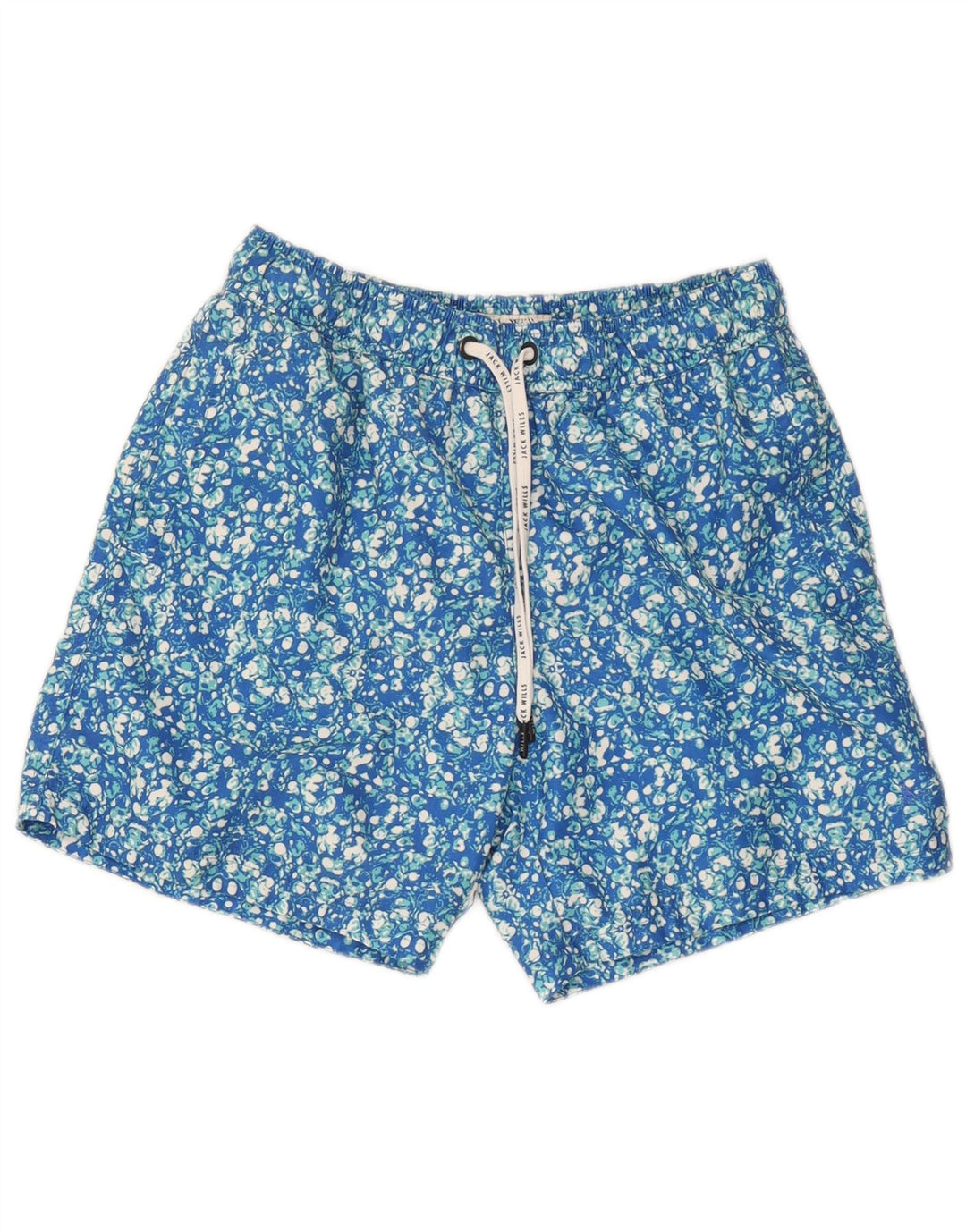 Jack Wills Short de bain pour homme XS en polyester à pois bleu