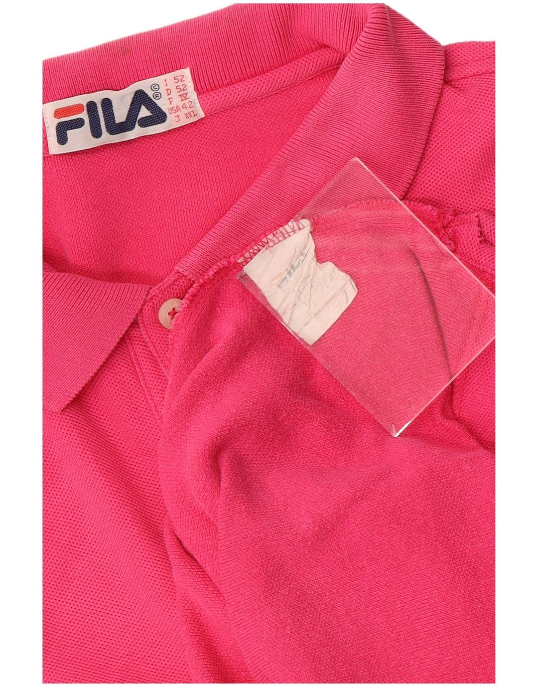 Fila Polo Homme IT 52 Large Rose Coton