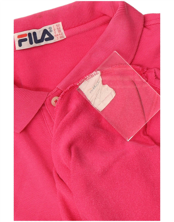 Fila Polo Homme IT 52 Large Rose Coton