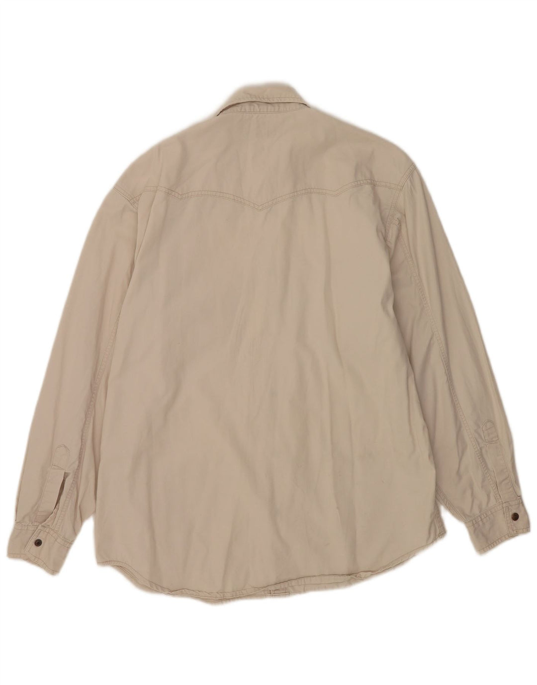 Big Star Chemise Western Homme Coton Beige Moyen