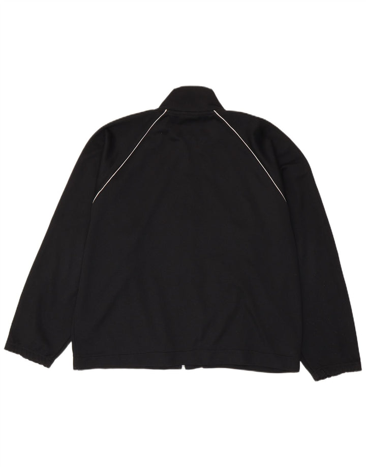 Asics Veste de Survêtement Graphique Homme Noir Moyen Polyester Colorblock
